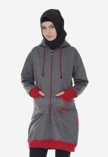 Hijacket Yukata Dark Grey - HJ-YK